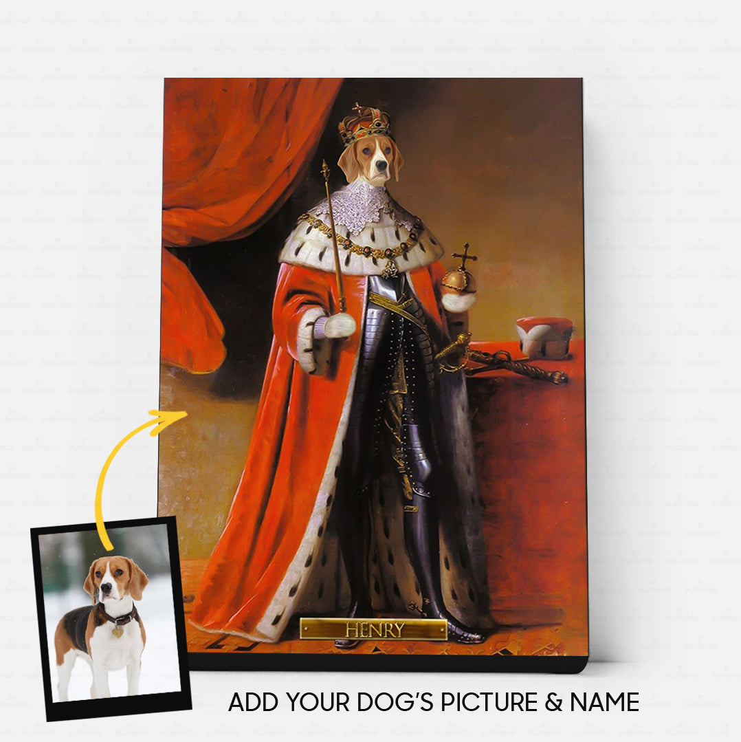 Personalized Dog Gift Idea - Royal Dog's Portrait 56 For Dog Lovers - Matte Canvas