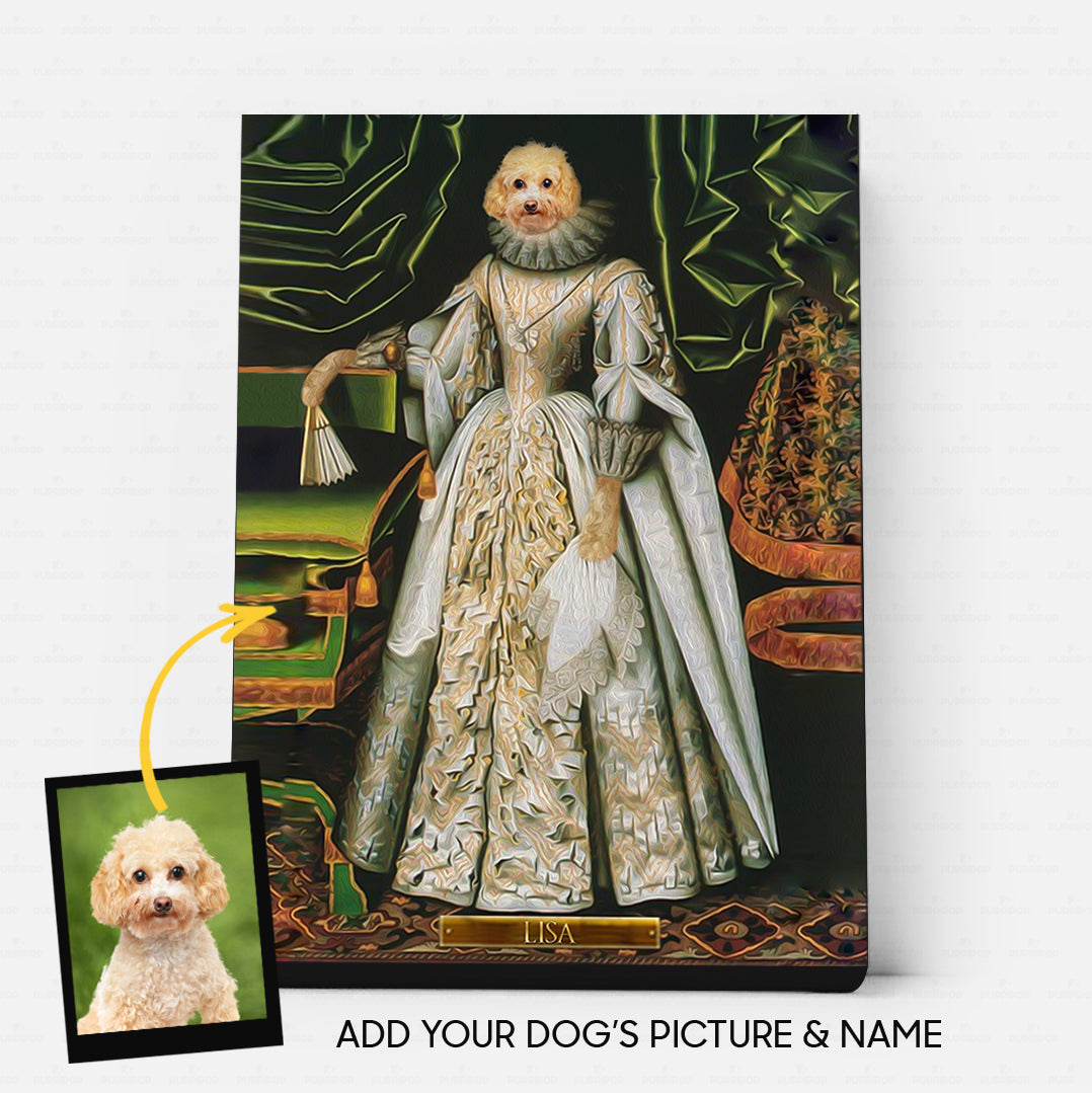 Personalized Dog Gift Idea - Royal Dog's Portrait 61 For Dog Lovers - Matte Canvas