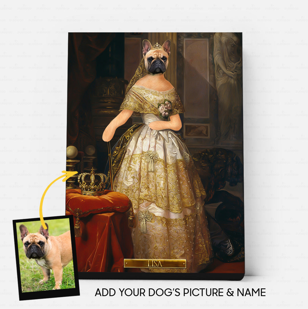 Personalized Dog Gift Idea - Royal Dog's Portrait 63 For Dog Lovers - Matte Canvas