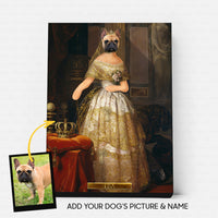 Thumbnail for Personalized Dog Gift Idea - Royal Dog's Portrait 63 For Dog Lovers - Matte Canvas