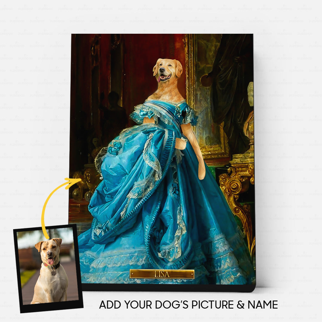 Personalized Dog Gift Idea - Royal Dog's Portrait 66 For Dog Lovers - Matte Canvas