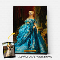 Thumbnail for Personalized Dog Gift Idea - Royal Dog's Portrait 66 For Dog Lovers - Matte Canvas
