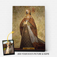 Thumbnail for Personalized Dog Gift Idea - Royal Dog's Portrait 67 For Dog Lovers - Matte Canvas
