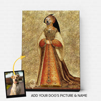 Thumbnail for Personalized Dog Gift Idea - Royal Dog's Portrait 68 For Dog Lovers - Matte Canvas