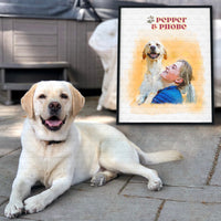 Thumbnail for Personalized Dog Gift - Watercolor Painting Puppy Portrait Gift For Dog Lovers - Matte Canvas