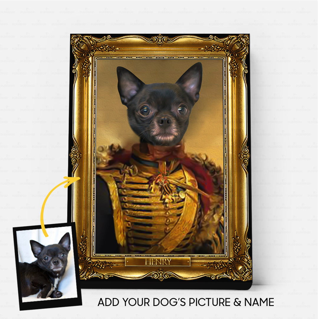 Personalized Dog Gift Idea - Royal Dog's Portrait 14 For Dog Lovers - Matte Canvas