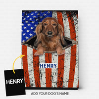 Thumbnail for Personalized Gift Canvas For Dog Lovers - Dog Looks Angry - Matte Canvas