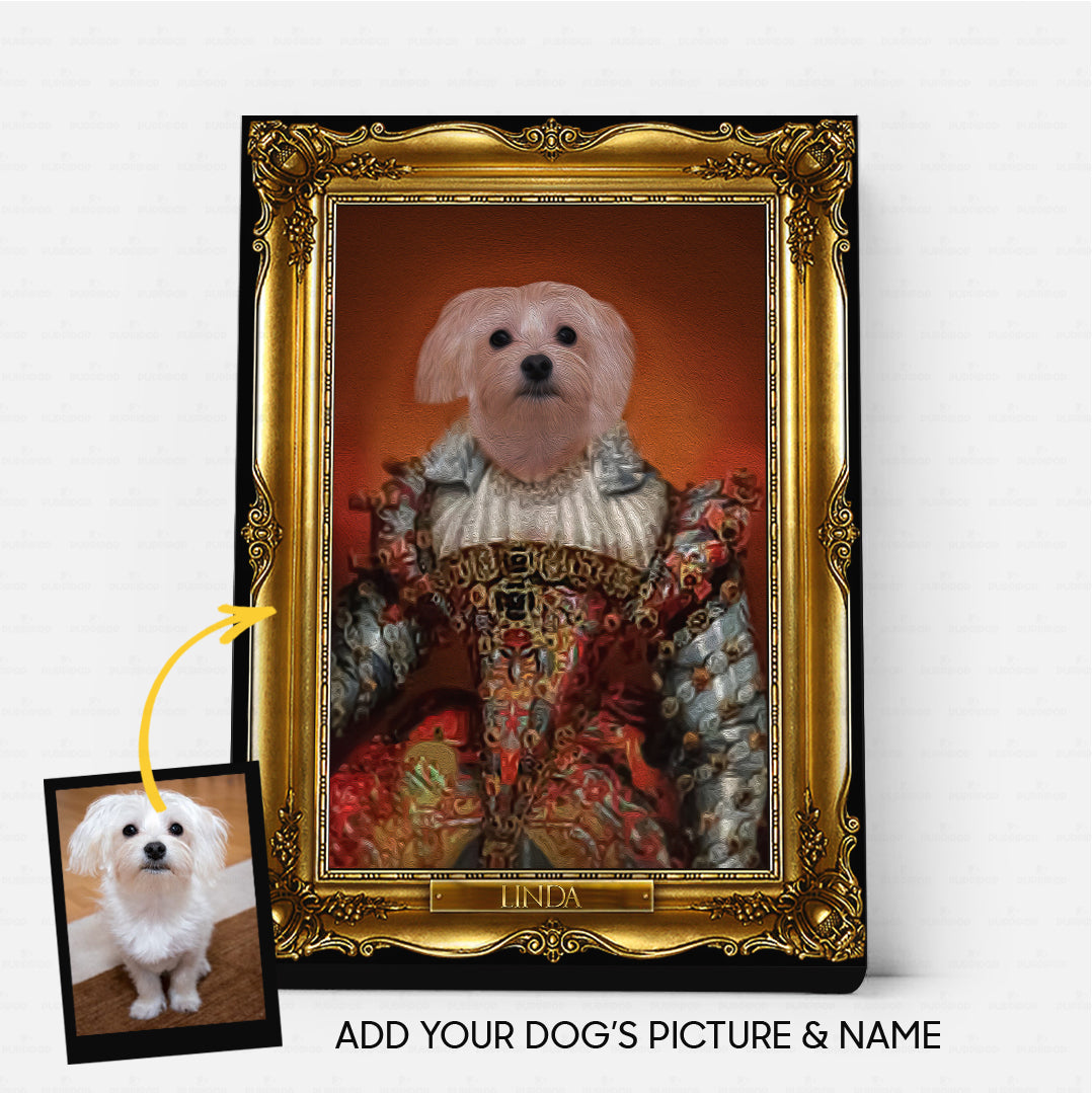 Personalized Dog Gift Idea - Royal Dog's Portrait 33 For Dog Lovers - Matte Canvas