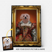 Thumbnail for Personalized Dog Gift Idea - Royal Dog's Portrait 33 For Dog Lovers - Matte Canvas