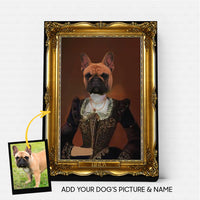 Thumbnail for Personalized Dog Gift Idea - Royal Dog's Portrait 35 For Dog Lovers - Matte Canvas