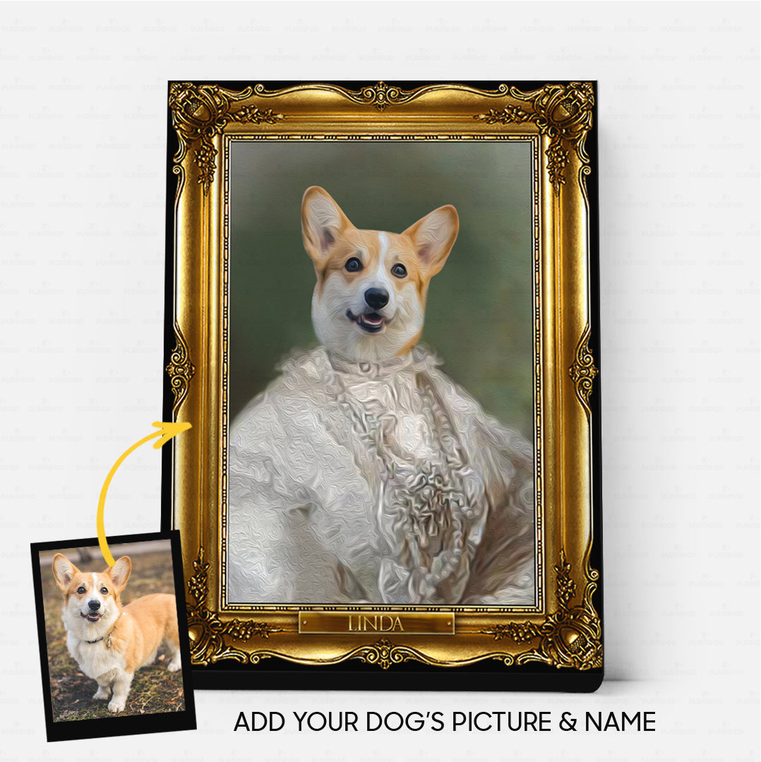 Personalized Dog Gift Idea - Royal Dog's Portrait 36 For Dog Lovers - Matte Canvas