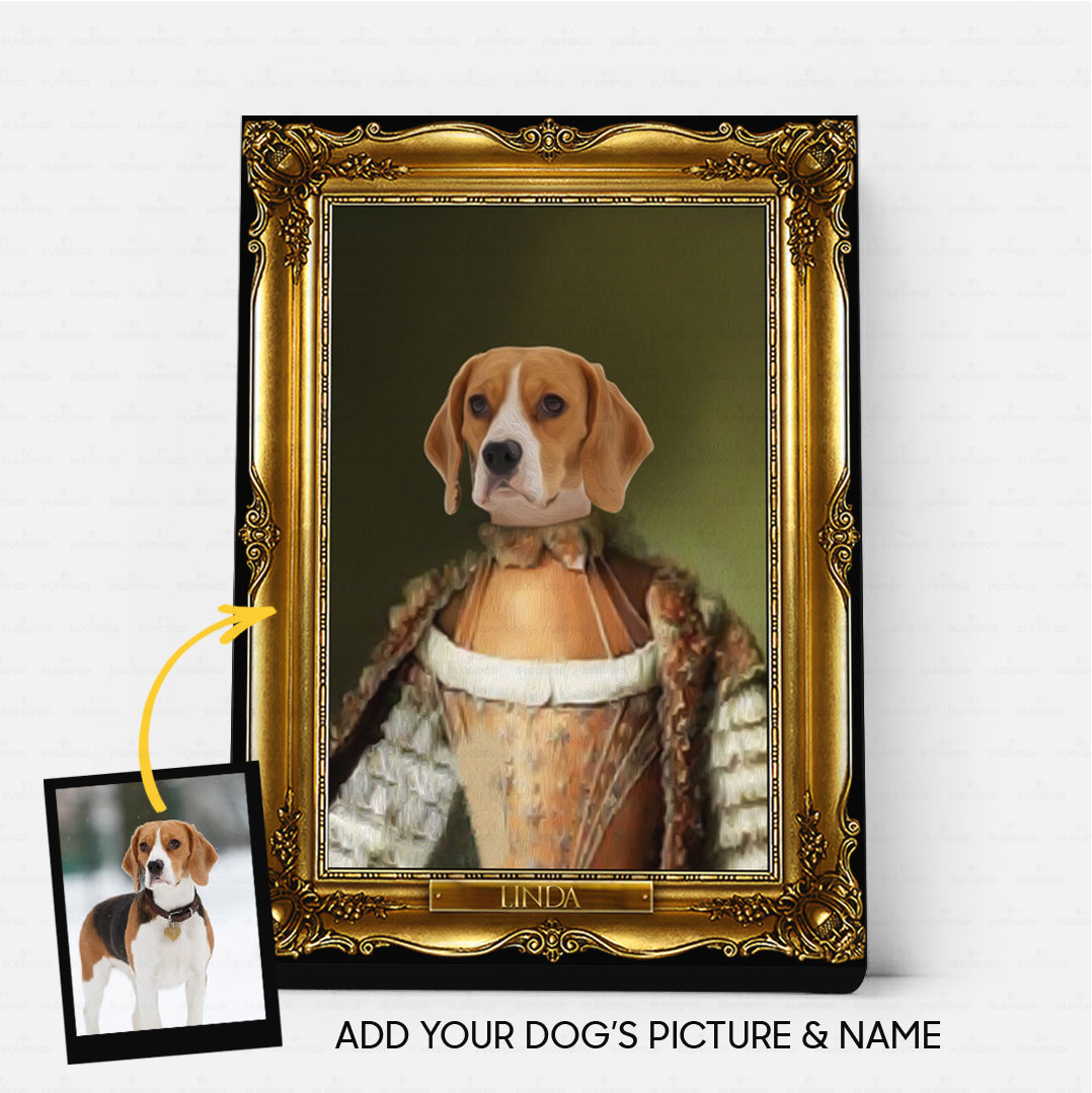 Personalized Dog Gift Idea - Royal Dog's Portrait 37 For Dog Lovers - Matte Canvas
