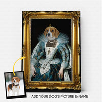 Thumbnail for Personalized Dog Gift Idea - Royal Dog's Portrait 38 For Dog Lovers - Matte Canvas