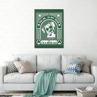 Thumbnail for Personalized St Patrick Gift Idea - Kiss Me, I'm Not Irish But I'm A Boxer Dad - Matte Canvas
