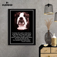 Thumbnail for Personalized Dog Gift Idea - I'll Always Be Your Side 1 For Dog Lovers - Matte Canvas