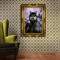 Thumbnail for Personalized Canvas Gift Idea - Royal Dog's Portrait 10 - Matte Canvas