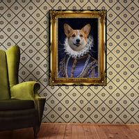 Thumbnail for Personalized Dog Gift Idea - Royal Dog's Portrait 28 For Dog Lovers - Matte Canvas