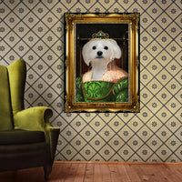 Thumbnail for Personalized Dog Gift Idea - Royal Dog's Portrait For Dog Lovers - Matte Canvas