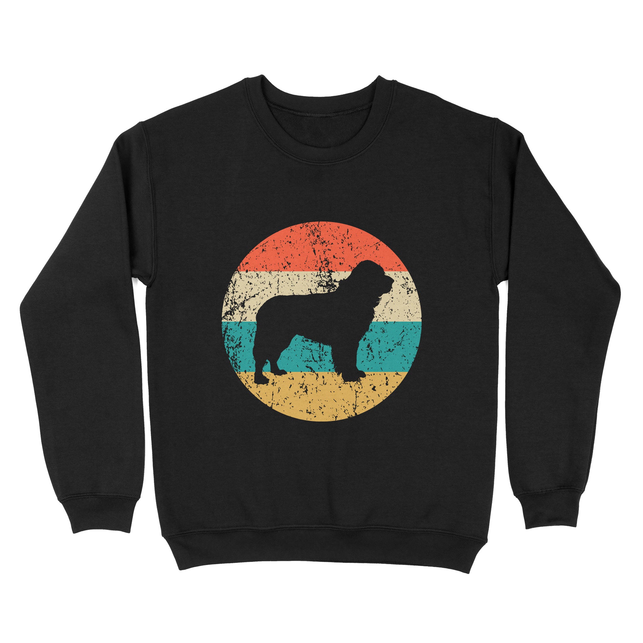 Retro Gift For Dog Lover - NewFoundland Vintage - Standard Crew Neck Sweatshirt