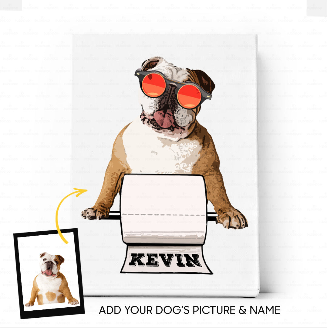 Custom Dog Gift Idea - Cool Dog Need Toilet Paper For Dog Lover - Matte Canvas