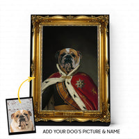 Thumbnail for Personalized Canvas Gift For Dog Lovers - Royal Dog's Portrait 11 - Matte Canvas