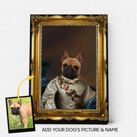 Thumbnail for Personalized Canvas Gift For Dog Lovers - Royal Dog's Portrait 5 - Matte Canvas