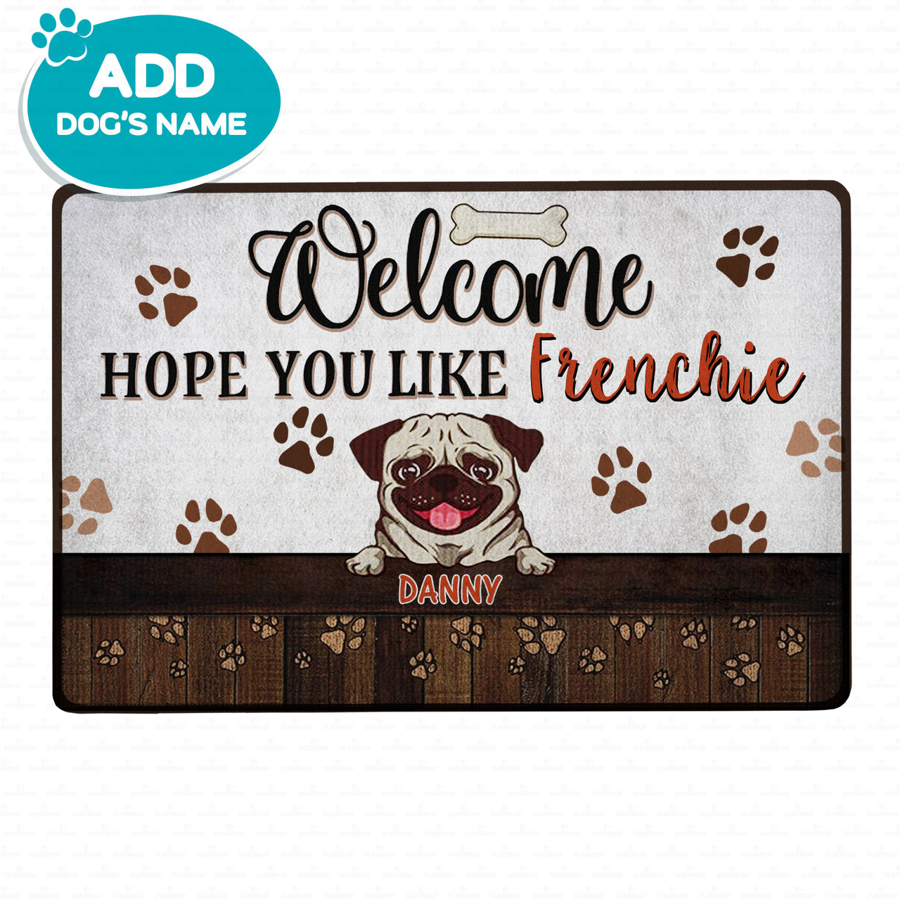 Dog Gift Idea - Hope You Like Frenchie For Puppy Lovers - Doormat