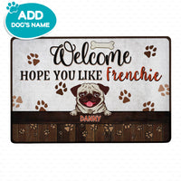 Thumbnail for Dog Gift Idea - Hope You Like Frenchie For Puppy Lovers - Doormat