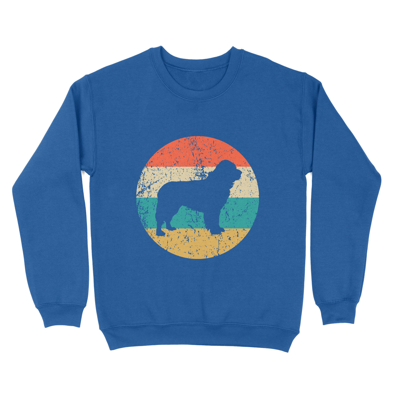 Retro Gift For Dog Lover - NewFoundland Vintage - Standard Crew Neck Sweatshirt