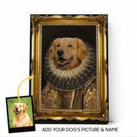 Thumbnail for Personalized Canvas Gift For Dog Lovers - Royal Dog's Portrait 6 - Matte Canvas