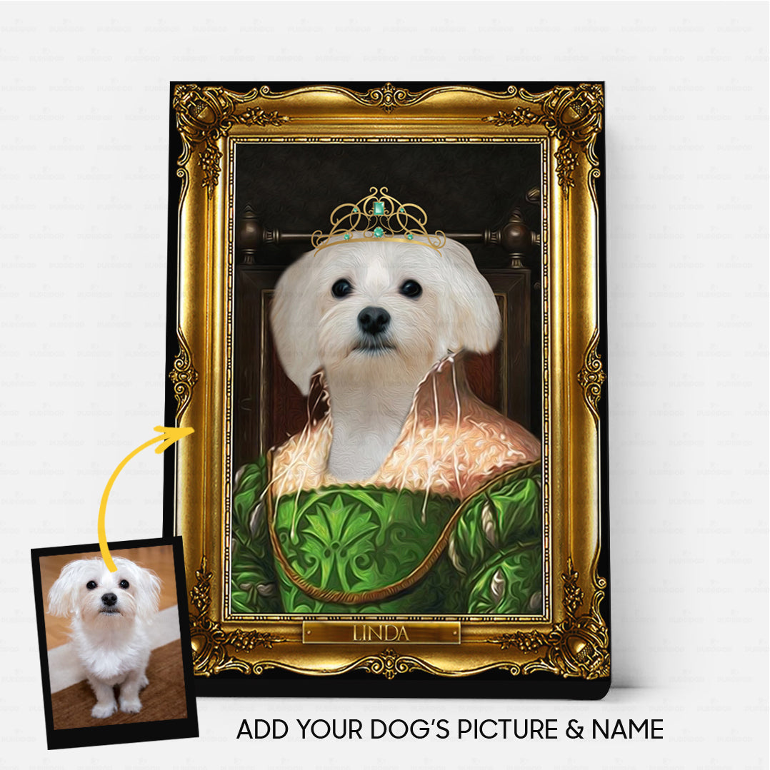 Personalized Dog Gift Idea - Royal Dog's Portrait 25 For Dog Lovers - Matte Canvas