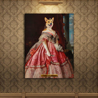 Thumbnail for Personalized Dog Gift Idea - Royal Dog's Portrait 65 For Dog Lovers - Matte Canvas