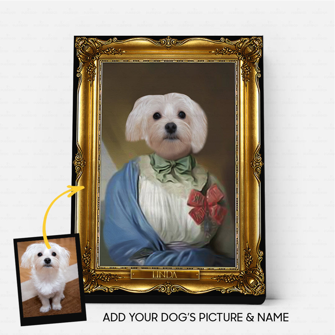 Personalized Dog Gift Idea - Royal Dog's Portrait 23 For Dog Lovers - Matte Canvas