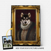 Thumbnail for Personalized Canvas Gift For Dog Lovers - Royal Dog's Portrait 15 - Matte Canvas