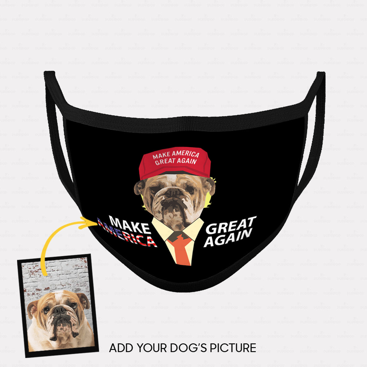 Personalized Dog Gift Idea - Make America Great Again For Dog Lovers - Cloth Mask