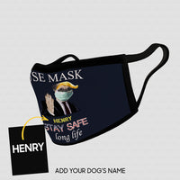 Thumbnail for Personalized Dog Gift Idea - Workers Stay Safe Long Life Please Use Mask For Dog Lovers - Cloth Mask