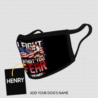 Thumbnail for Personalized Dog Gift Idea - I Hold A Hammer And Fight What You Fear For Dog Lovers - Cloth Mask
