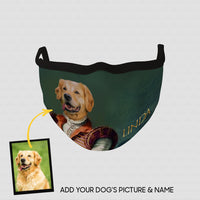 Thumbnail for Personalized Dog Gift Idea - Royal Dog's Portrait 44 For Dog Lovers - Cloth Mask