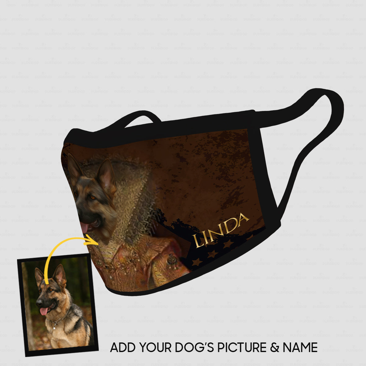 Personalized Dog Gift Idea - Royal Dog's Portrait 46 For Dog Lovers - Cloth Mask