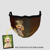 Thumbnail for Personalized Dog Gift Idea - Royal Dog's Portrait 89 For Dog Lovers - Cloth Mask