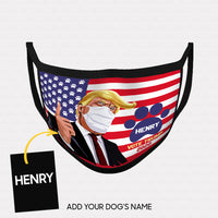 Thumbnail for Personalized Dog Gift Idea - Vote Trump 2020 For Dog Lovers - Cloth Mask