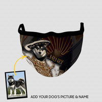 Thumbnail for Personalized Dog Gift Idea - Royal Dog's Portrait 83 For Dog Lovers - Cloth Mask