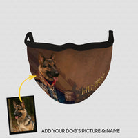 Thumbnail for Personalized Dog Gift Idea - Royal Dog's Portrait 48 For Dog Lovers - Cloth Mask