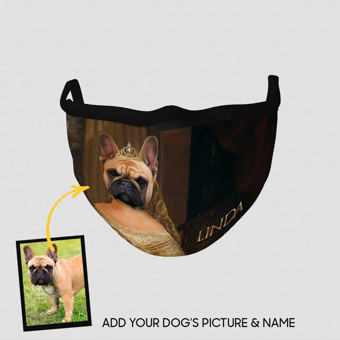 Personalized Dog Gift Idea - Royal Dog's Portrait 92 For Dog Lovers - Cloth Mask