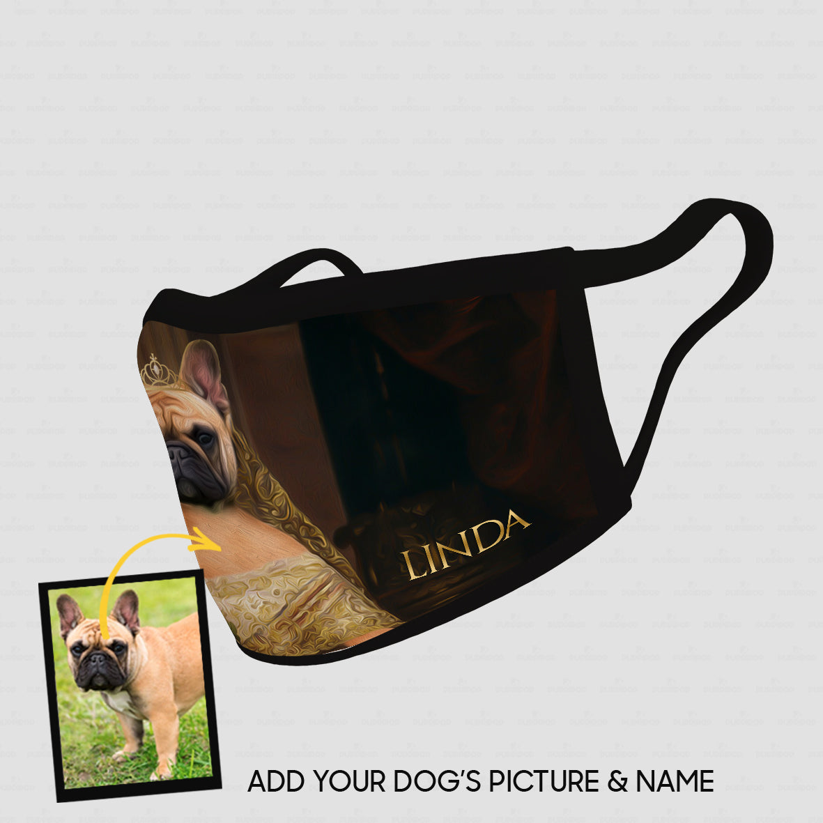 Personalized Dog Gift Idea - Royal Dog's Portrait 92 For Dog Lovers - Cloth Mask