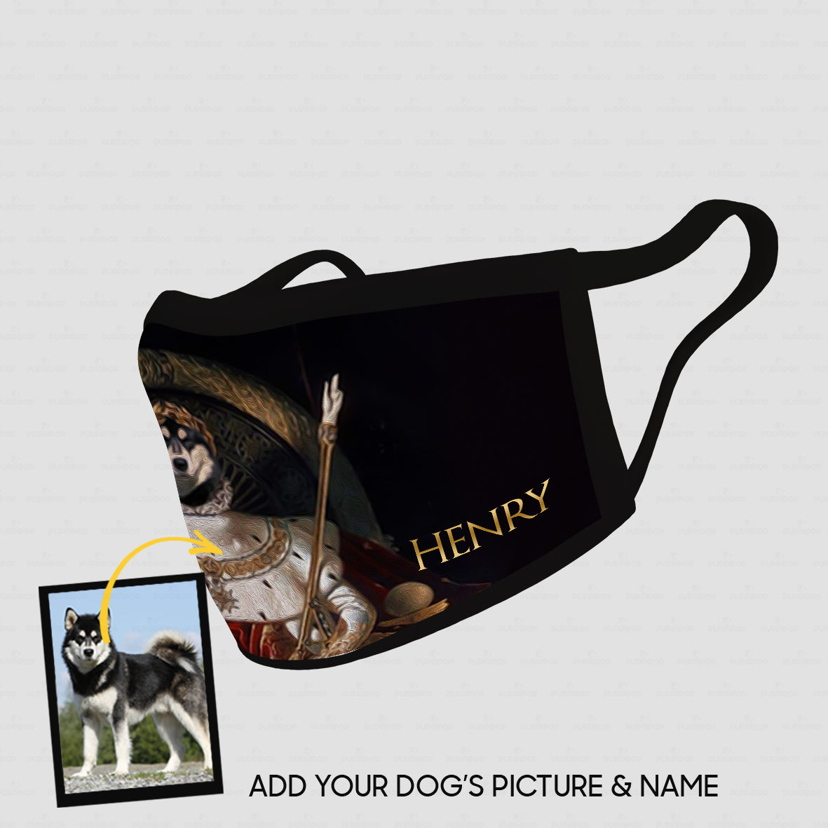 Personalized Dog Gift Idea - Royal Dog's Portrait 88 For Dog Lovers - Cloth Mask