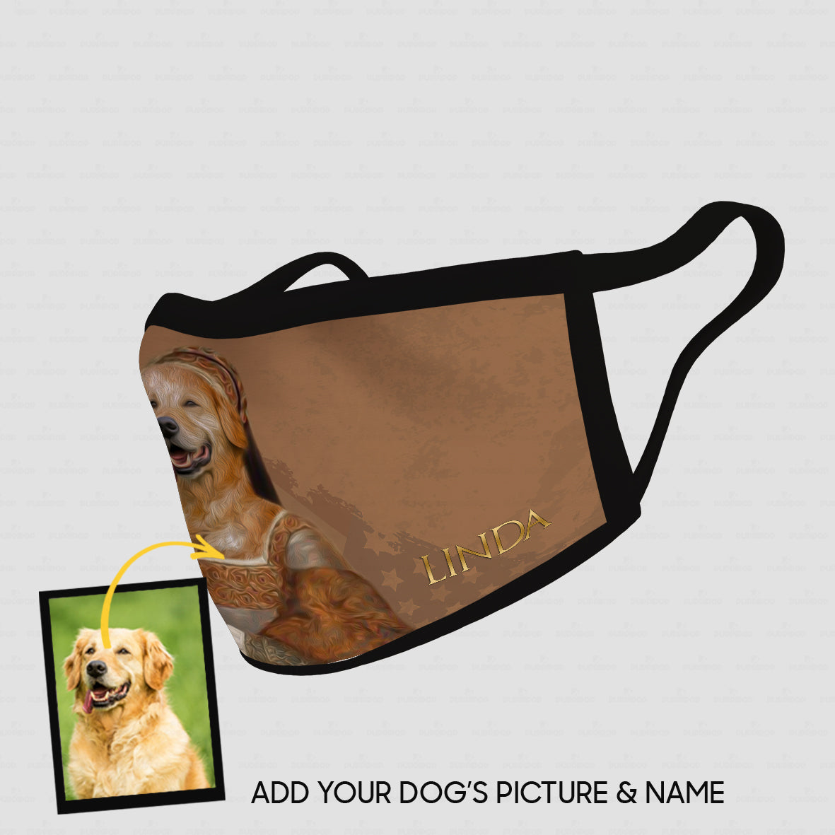 Personalized Dog Gift Idea - Royal Dog's Portrait 96 For Dog Lovers - Cloth Mask