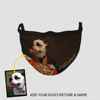 Thumbnail for Personalized Dog Gift Idea - Royal Dog's Portrait 65 For Dog Lovers - Cloth Mask