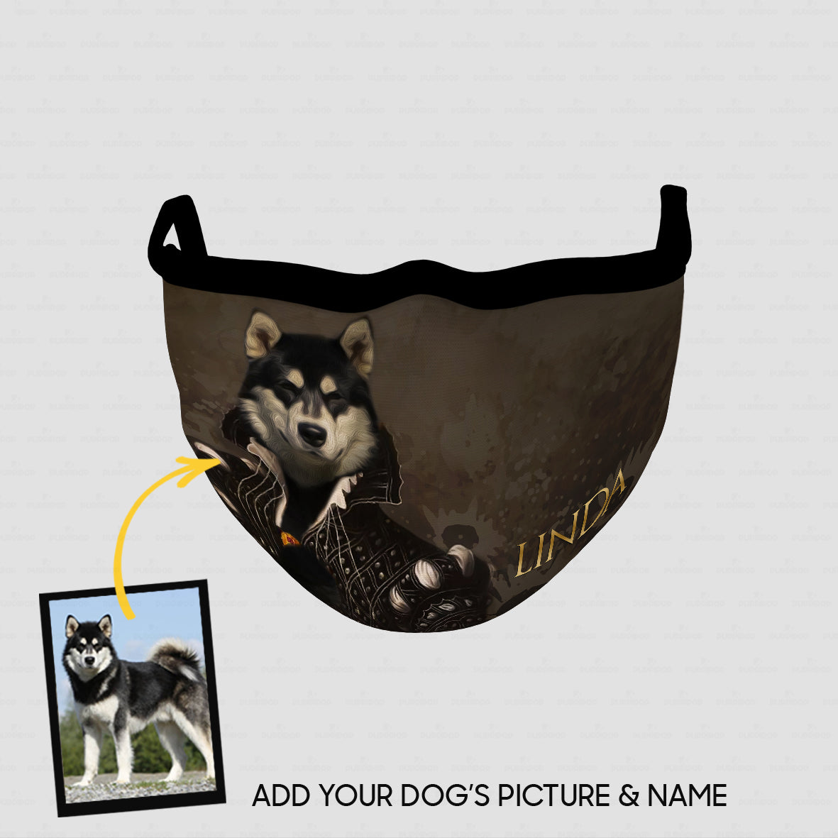 Personalized Dog Gift Idea - Royal Dog's Portrait 76 For Dog Lovers - Cloth Mask