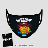 Thumbnail for Personalized Dog Gift Idea - You Are An Awesome Firefighter For Dog Lovers - Cloth Mask